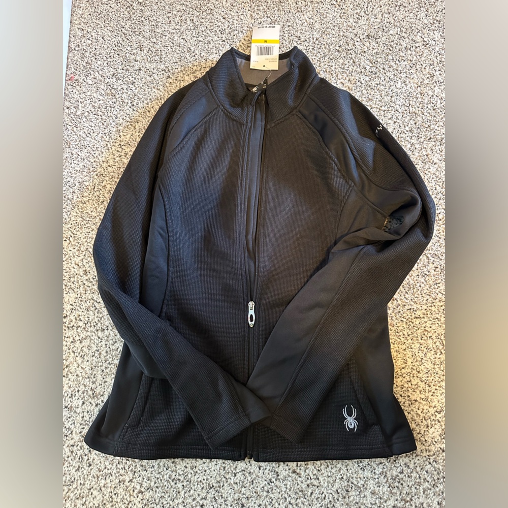 NWT Black Spyder jacket medium